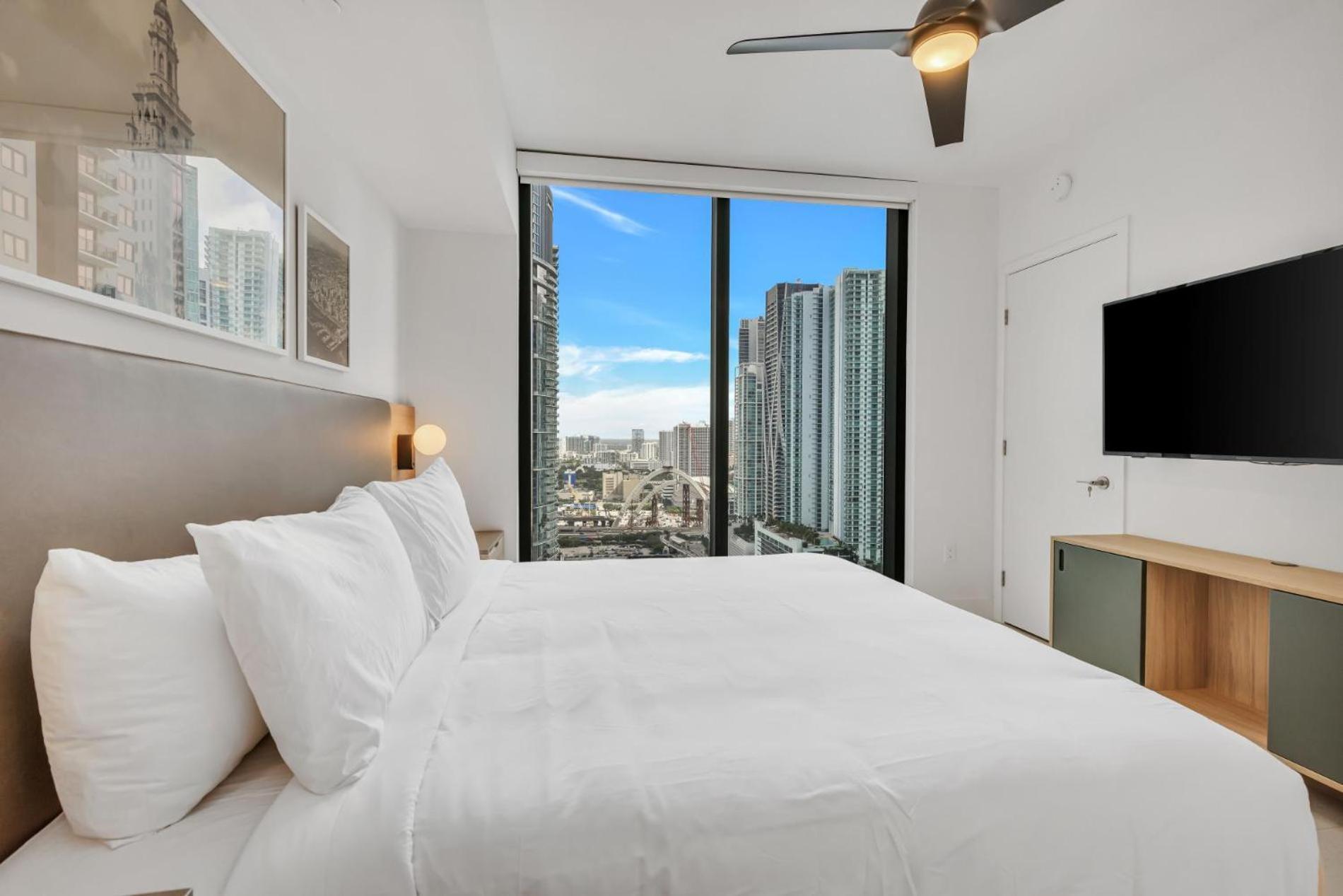 Modern 1Br Apartment With Breathtaking Views Heart Of Downtown Miami Exterior foto